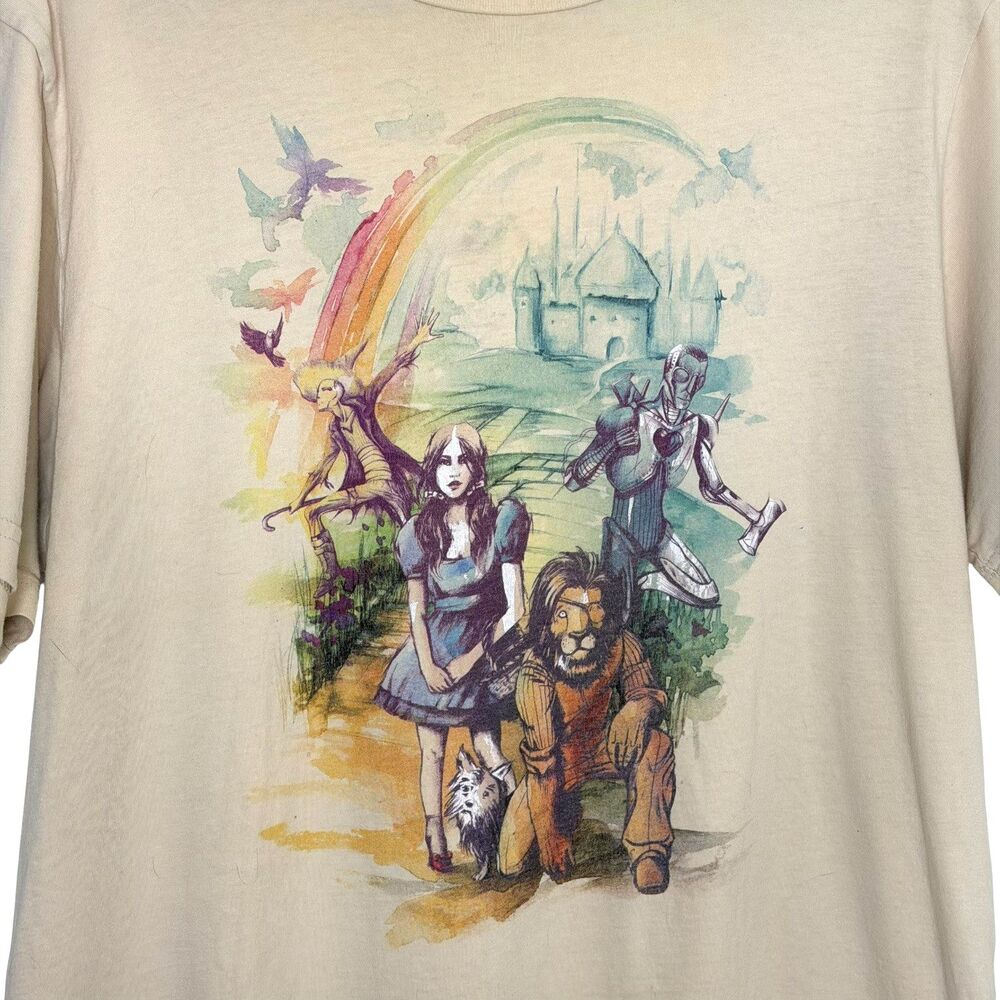 Threadless Wizard Of Oz Modern Print Graphic T Shirt Top Men XL